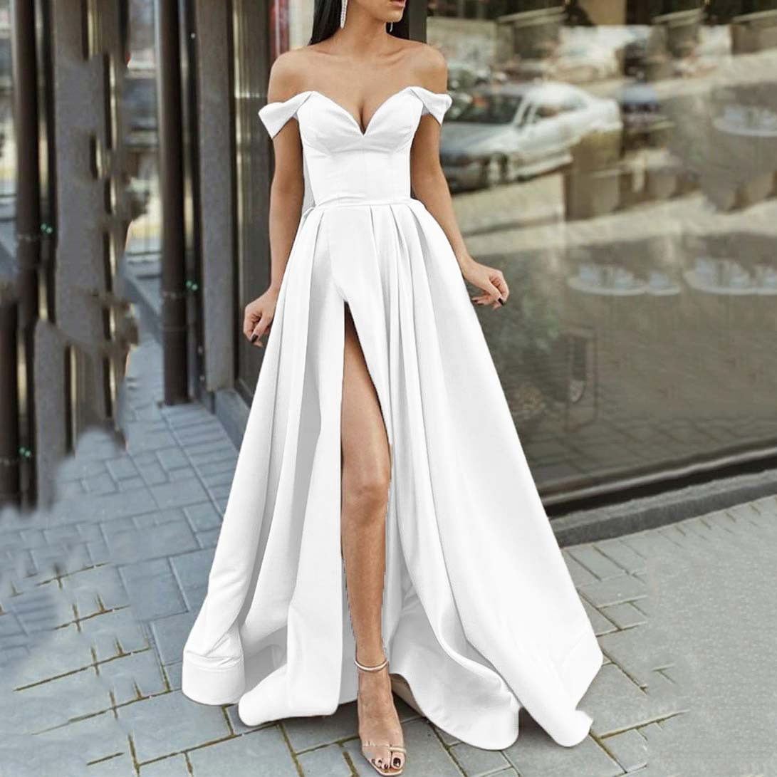 Chic Backless V-Neck Maxi Dress