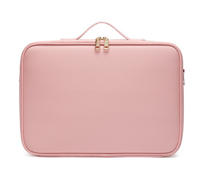 Large Capacity Portable Makeup Bag with Adjustable Dividers