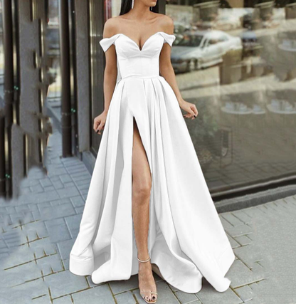 Chic Backless V-Neck Maxi Dress