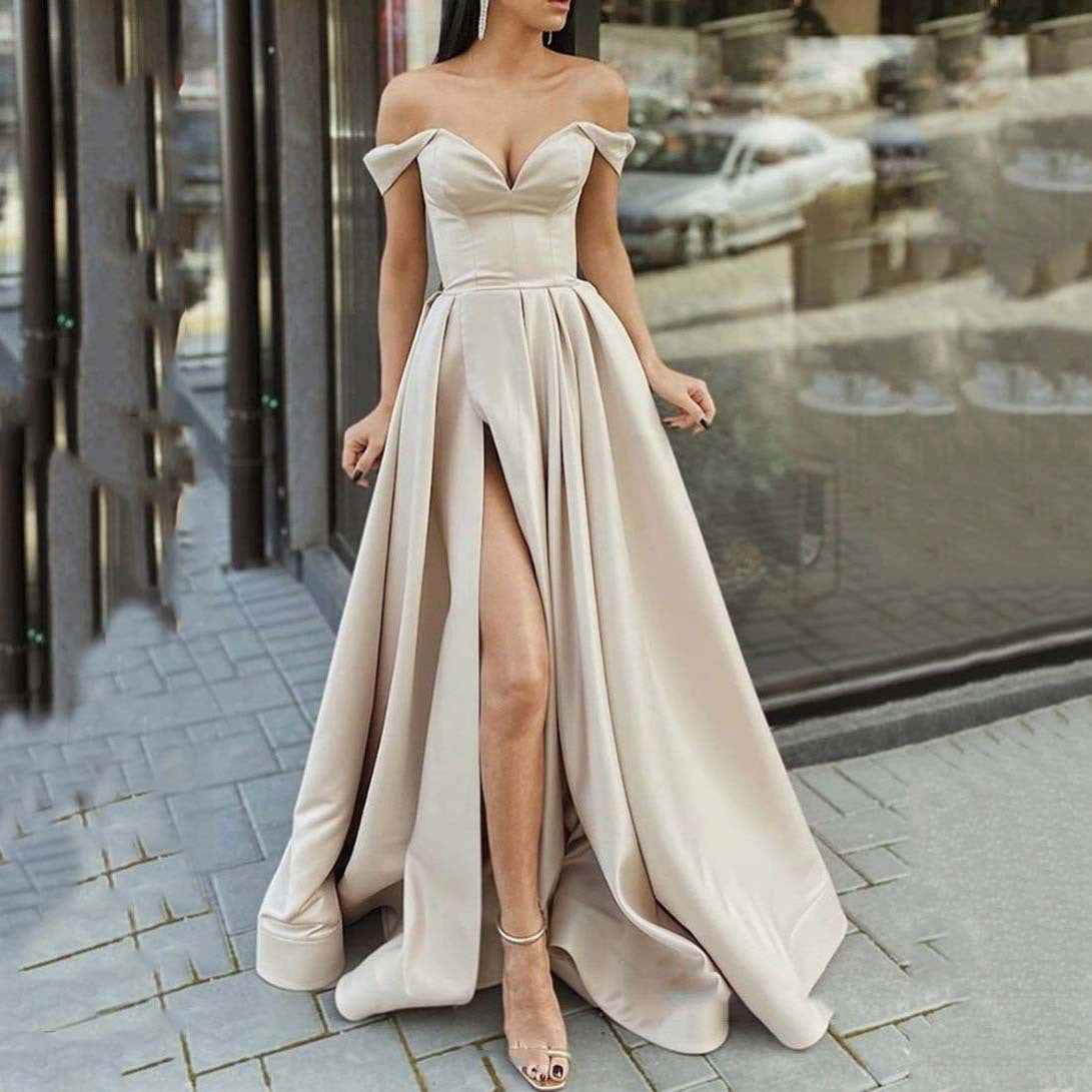 Chic Backless V-Neck Maxi Dress