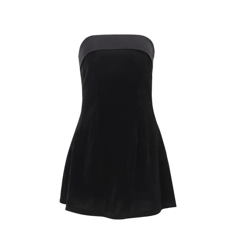 Backless Tube Top Dress