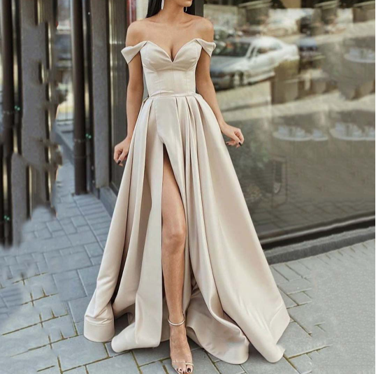 Chic Backless V-Neck Maxi Dress